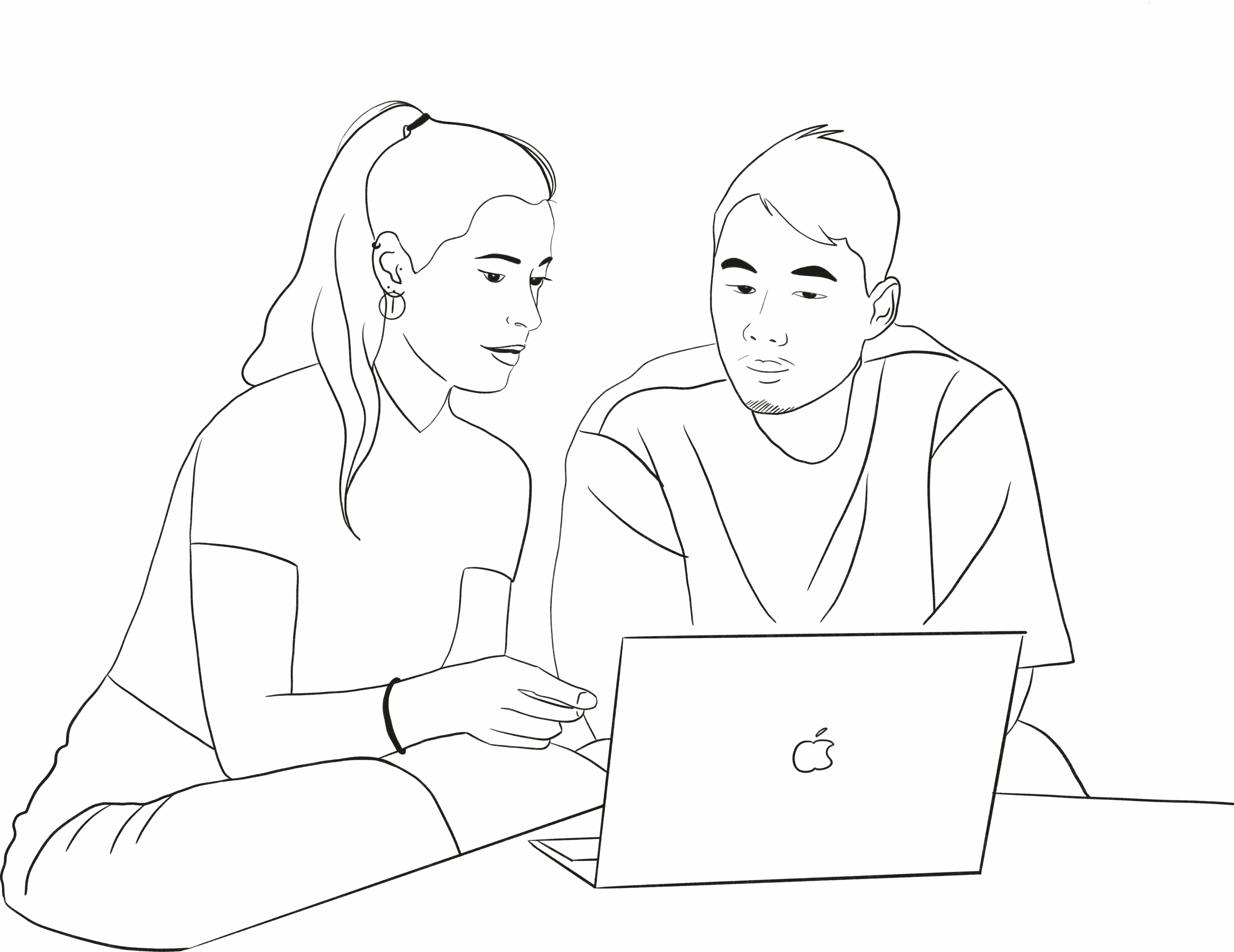 Visuel illustré de l'équipe Hops Agency, spécialisée en création de sites web